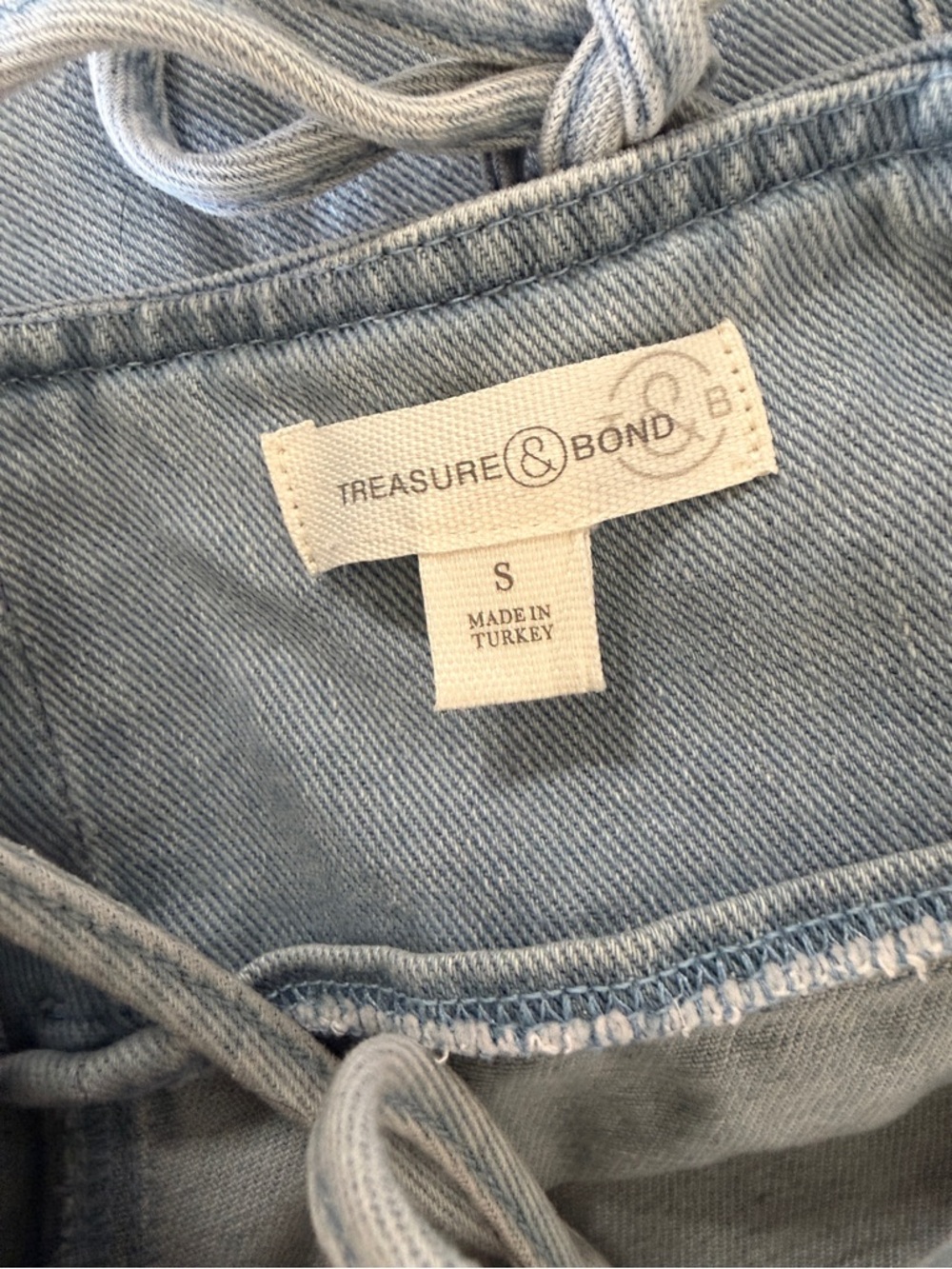 Treasure & Bond Blue Denim Midi Sundress - Picture 7 of 9